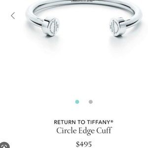 Tiffany & Co. Narrow Circle Edge Cuff